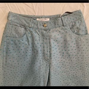 Christian Dior Lambskin Pants
